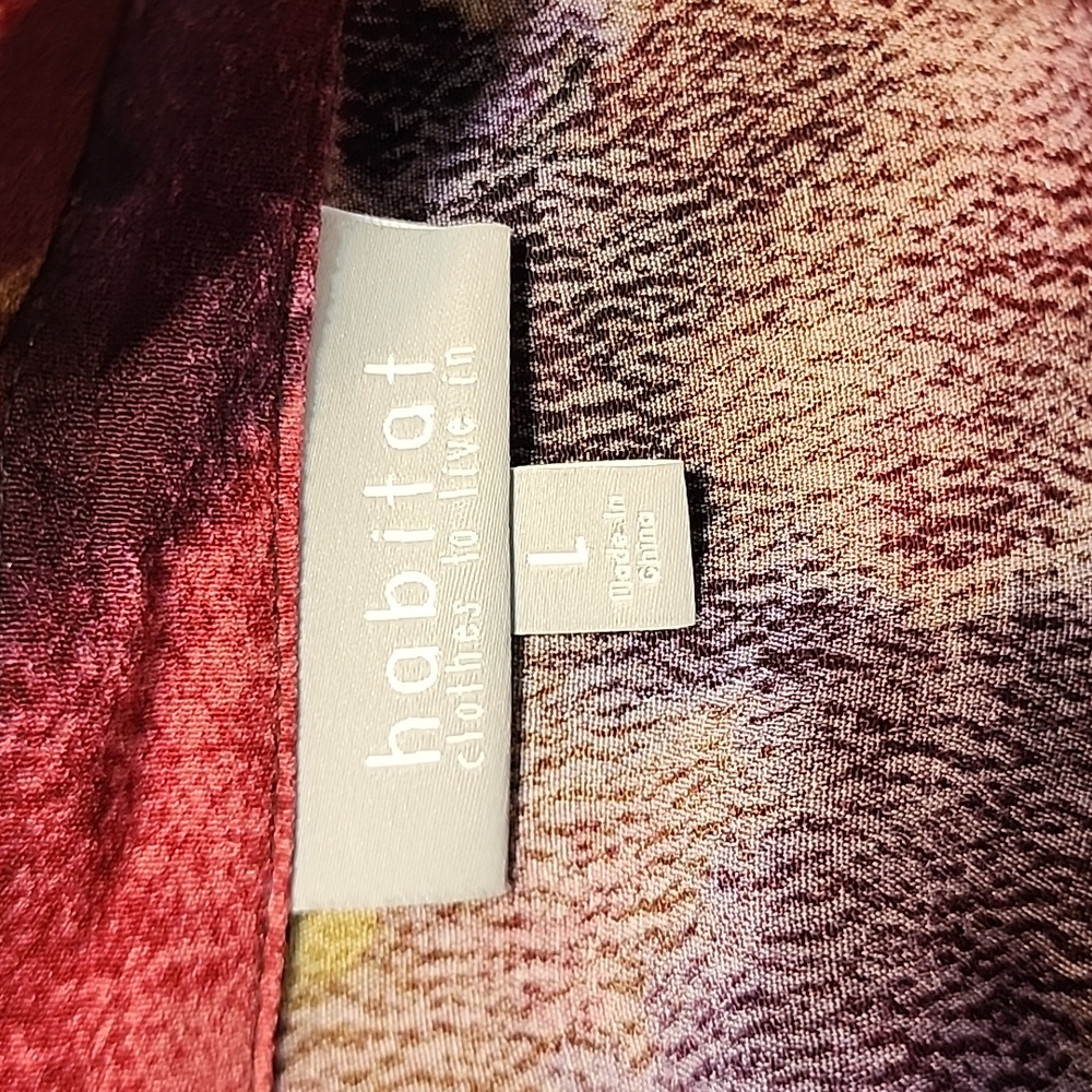 Printed Button-Front Blouse - Multi Color - Picture 7 of 9